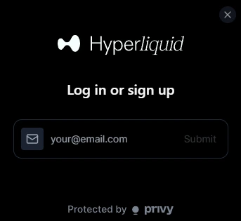 Email login modal